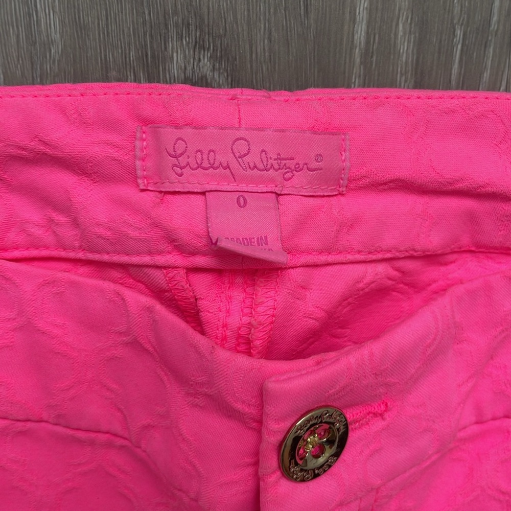 Lilly Pulitzer Hot Pink Pants - Picture 2 of 3